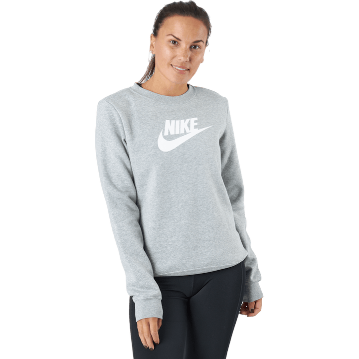 Sportswear Club Fleece Women's Crew DK GREY HEATHER/WHITE