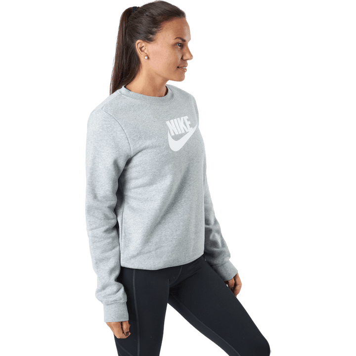 Sportswear Club Fleece Women's Crew DK GREY HEATHER/WHITE