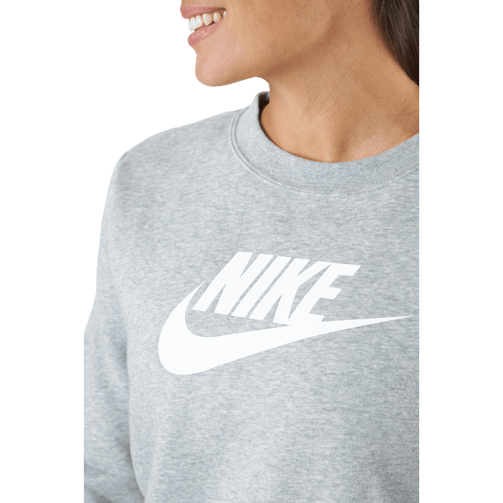Sportswear Club Fleece Women's Crew DK GREY HEATHER/WHITE