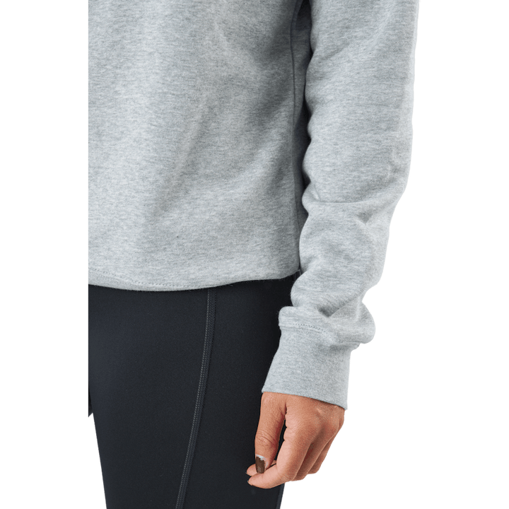 Sportswear Club Fleece Women's Crew DK GREY HEATHER/WHITE