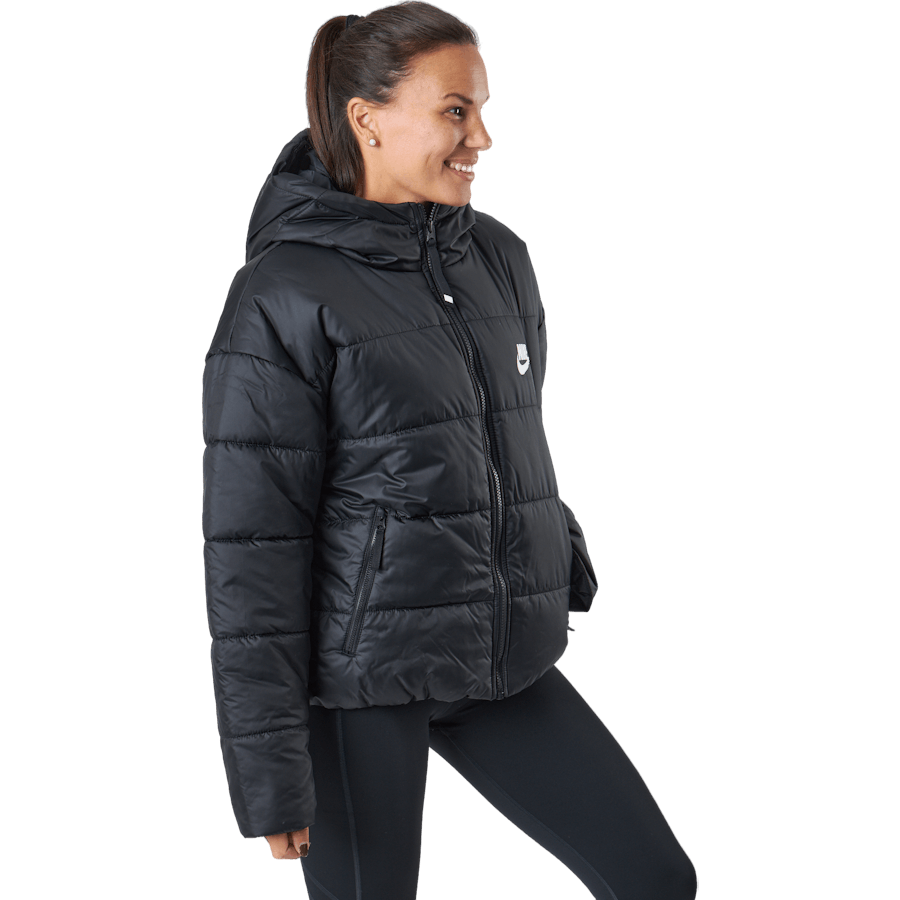 W Nsw Syn Tf Rpl Hd Jkt Black/black/white
