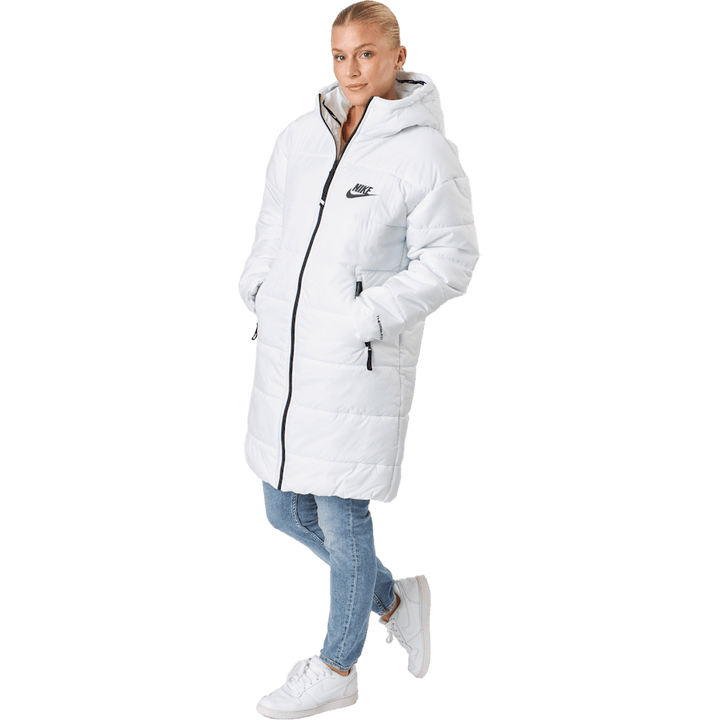 Parka W NSW Syn Tf Rpl Hd Blanc sommet/blanc sommet/noir