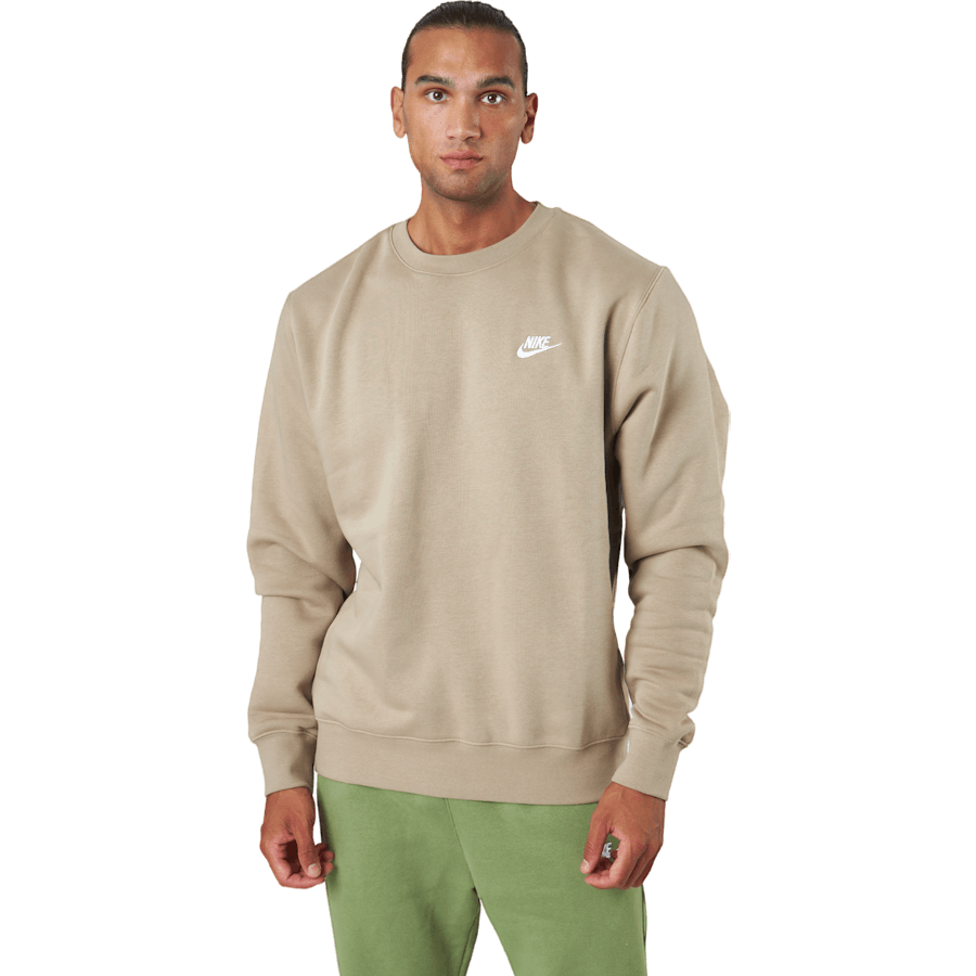 Nike Sportswear Club Fleece Cr Khaki/white