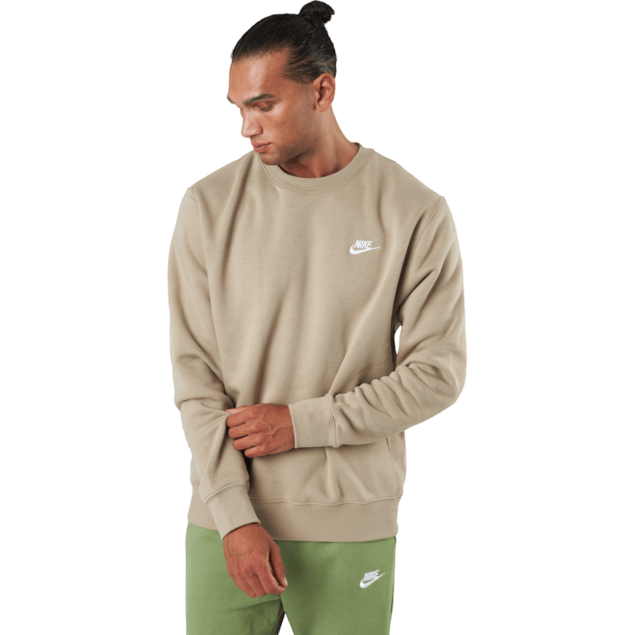 Nike Sportswear Club Fleece Cr Khaki/white
