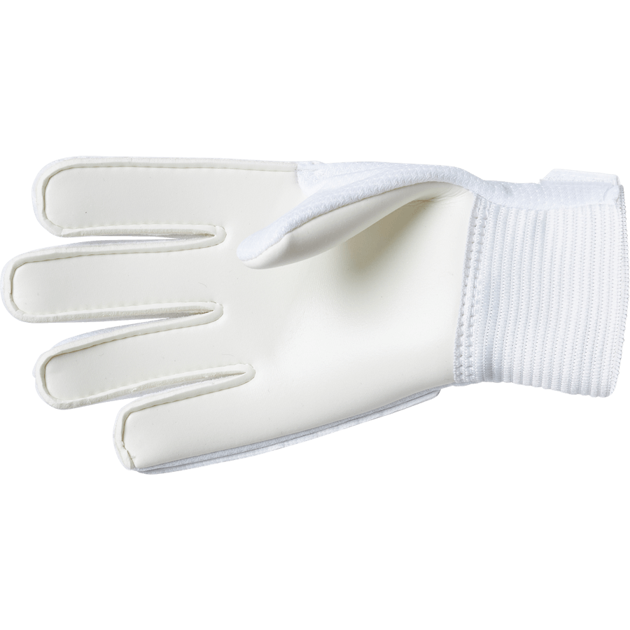 Jr. Goalkeeper Match Big Kids' Soccer Gloves WHITE/BLACK/BLACK
