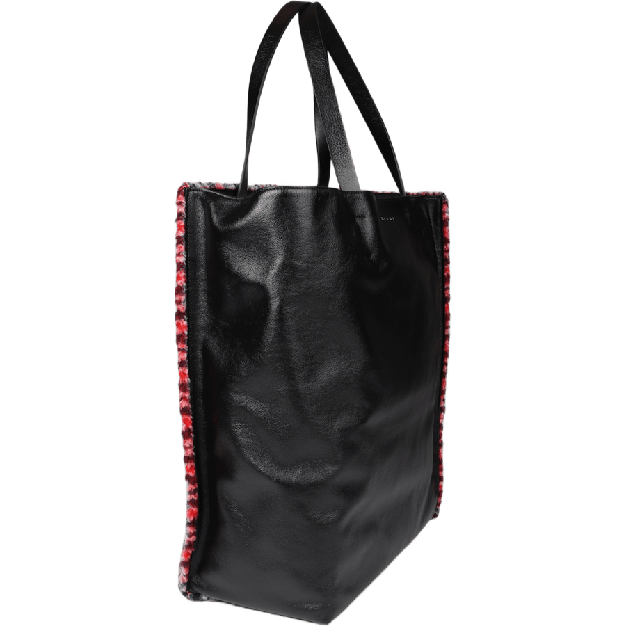 Shopping Bag Black/hot Red/black