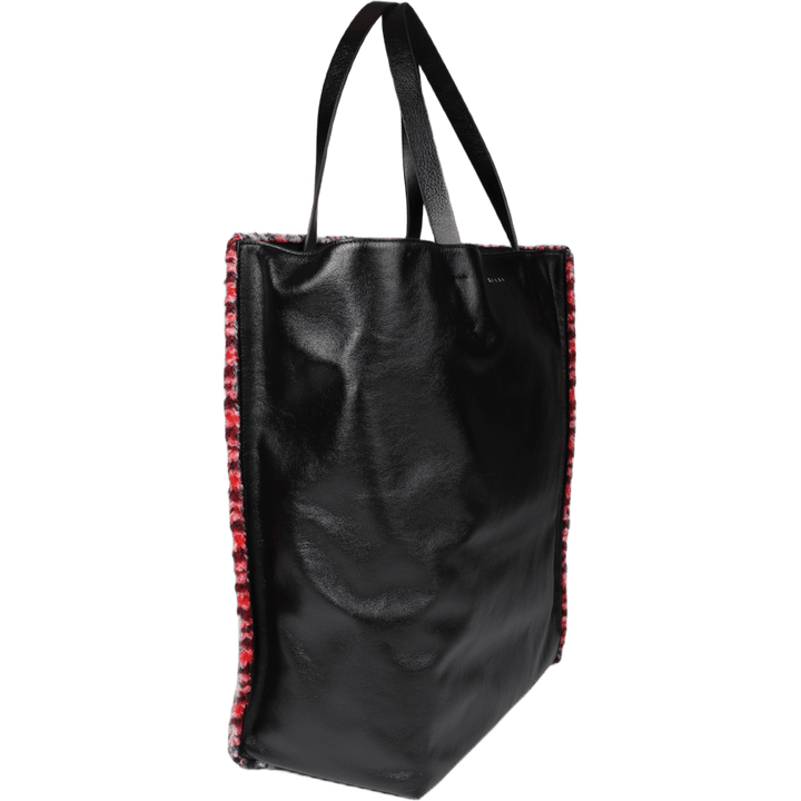 Shopping Bag Black/hot Red/black