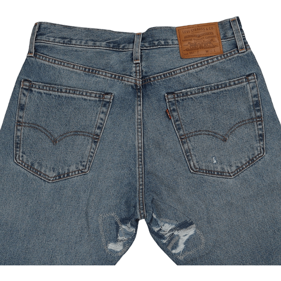 551z Straight Crop Light Indigo