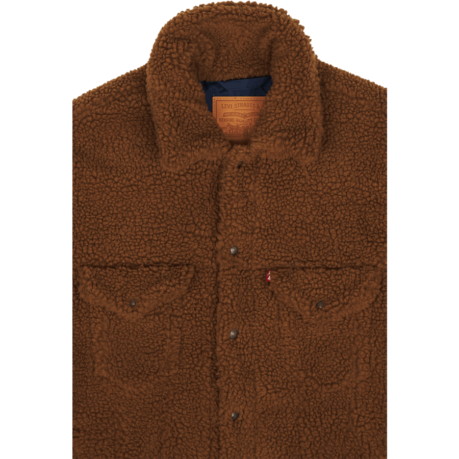 Czy Vtg Fld Shrpa Trucke Sepia
