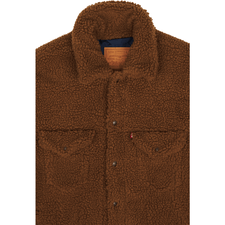 Czy Vtg Fld Shrpa Trucke Sepia