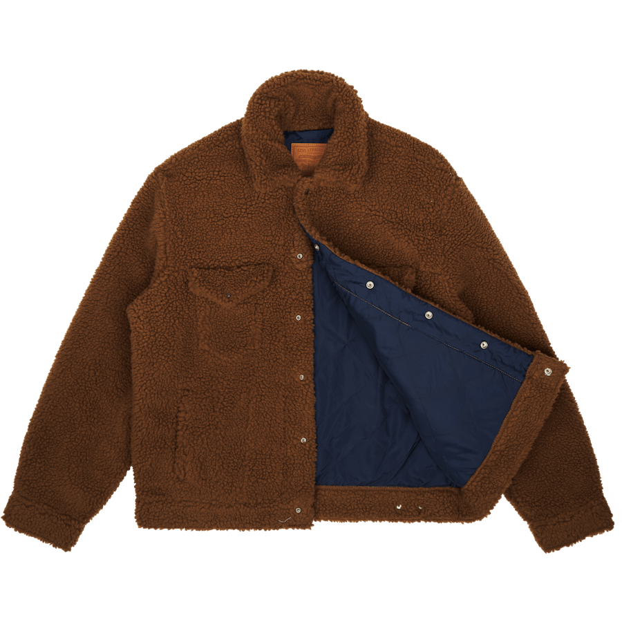 Czy Vtg Fld Shrpa Trucke Sepia