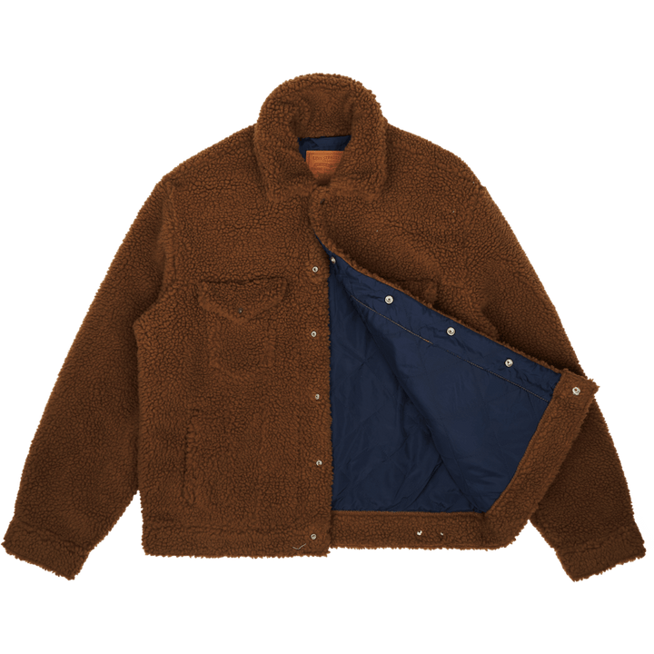 Czy Vtg Fld Shrpa Trucke Sepia