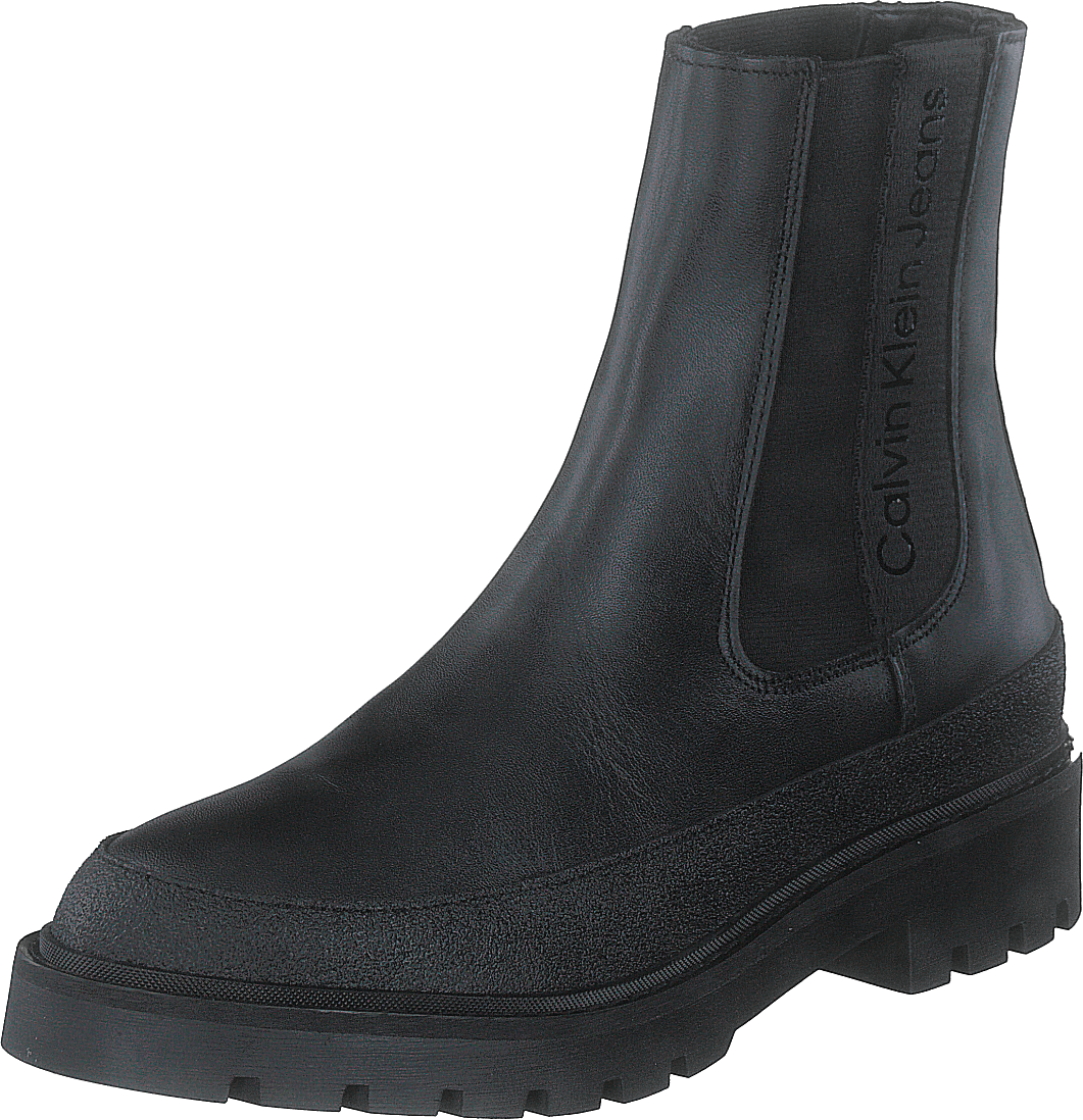 Combat Mid Chelsea Boot Rubber Black