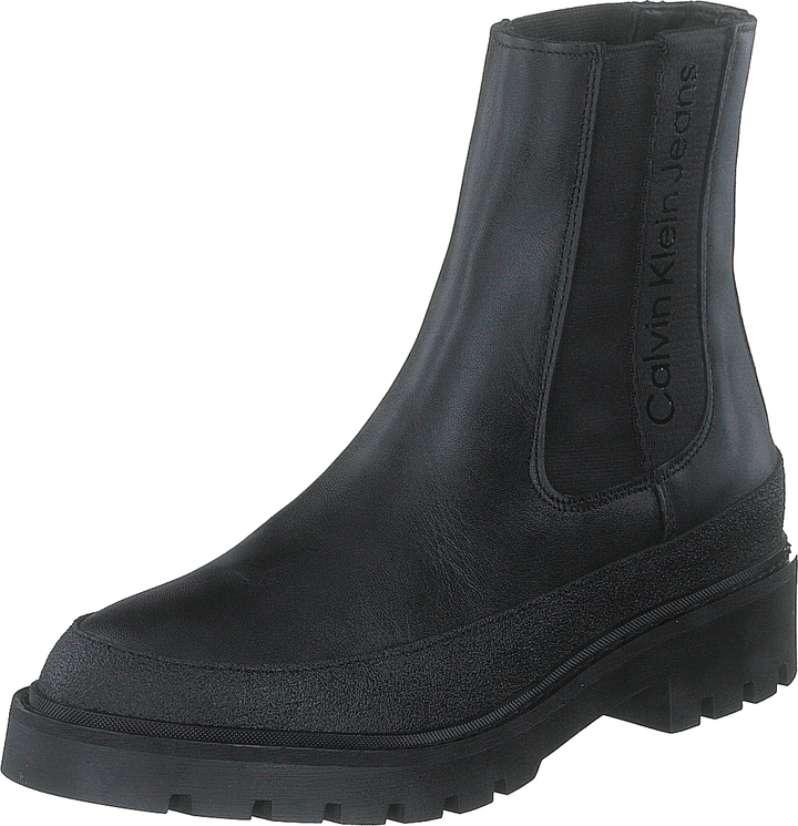 Combat Mid Chelsea Boot Rubber Black