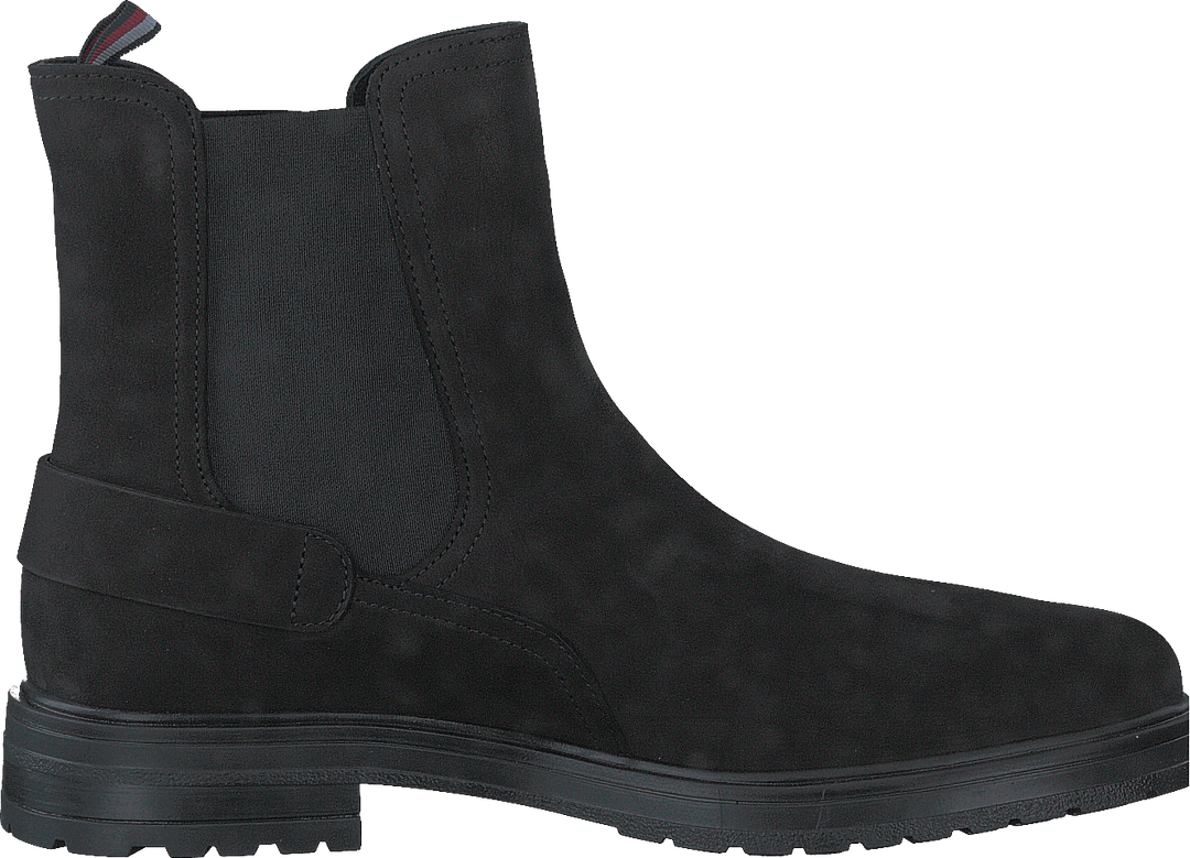 Th Coin Flat Boot Black
