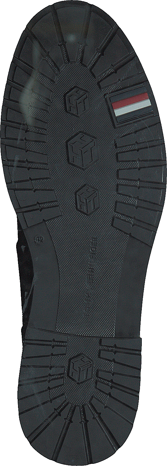 Th Coin Flat Boot Black