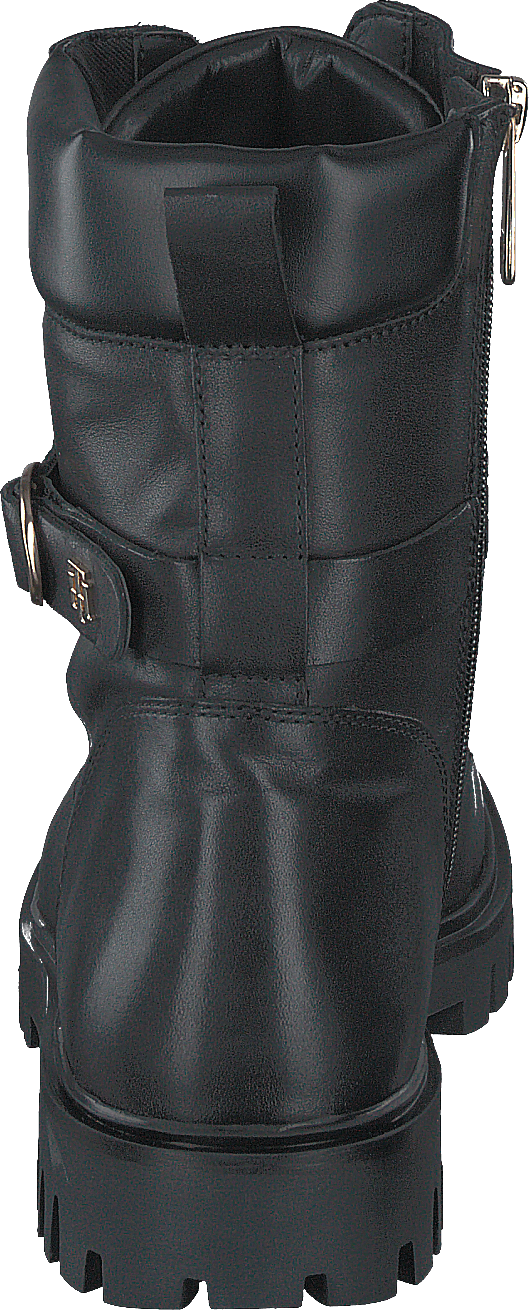 Šněrovací boty s přezkou Black