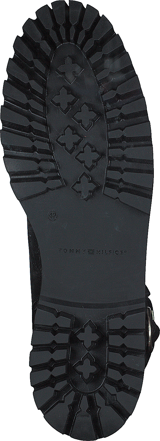 Šněrovací boty s přezkou Black