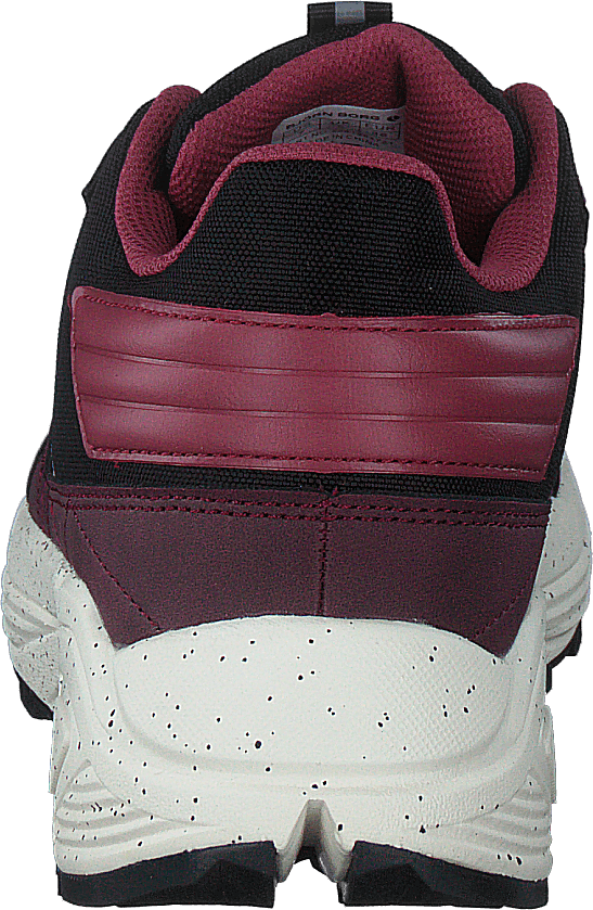 R1300 Mid Blk Spk W Burgundská černá