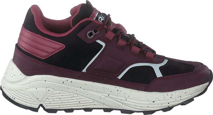R1300 Mid Blk Spk W Burgundská černá