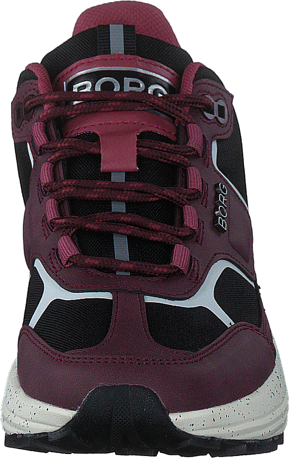 R1300 Mid Blk Spk W Burgundská černá