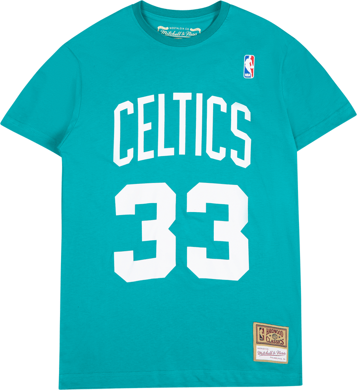 Tee med navn og nummer - Larry Bird