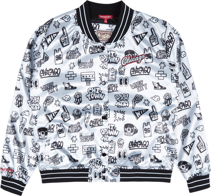 Damska satynowa kurtka Bulls Doodle