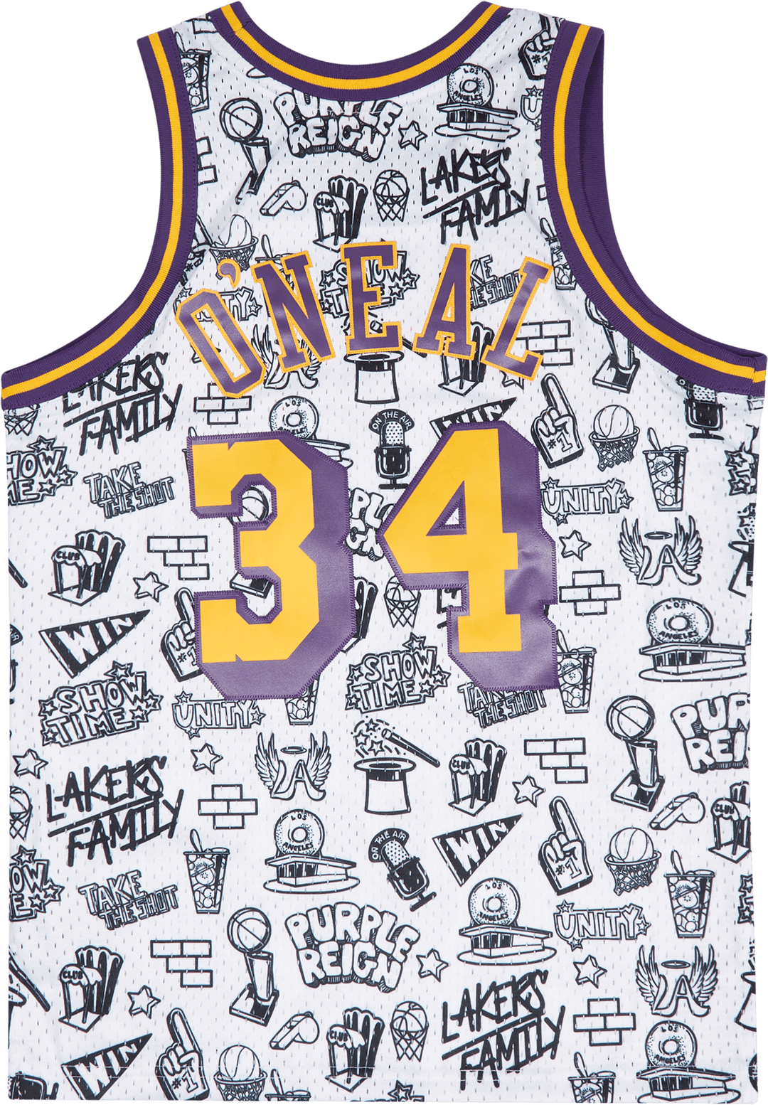Lakers Doodle Swingman Jersey - O'Neal