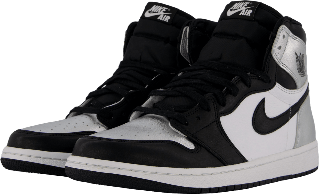 Air Jordan 1 High Og Preto/preto-prata metálico-wh