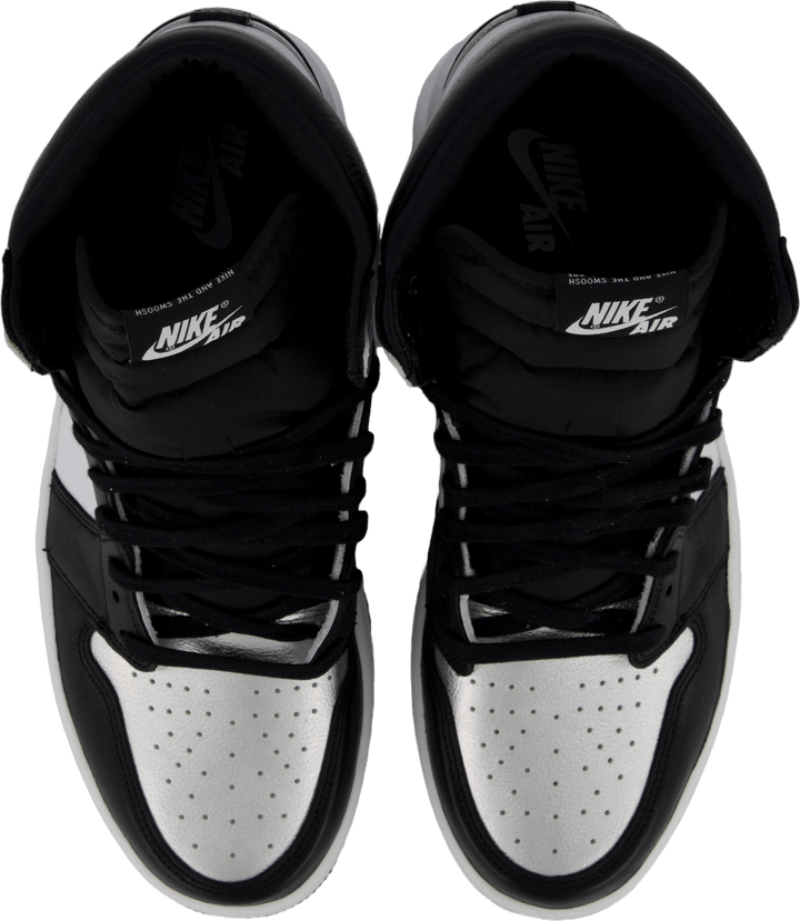 Air Jordan 1 High Og Preto/preto-prata metálico-wh