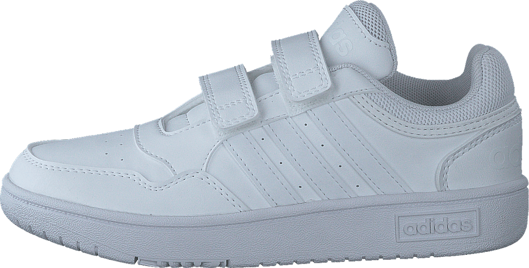 Hoops Lifestyle Basketball Hook-and-Loop Shoes Cloud White / Cloud White / Cloud White