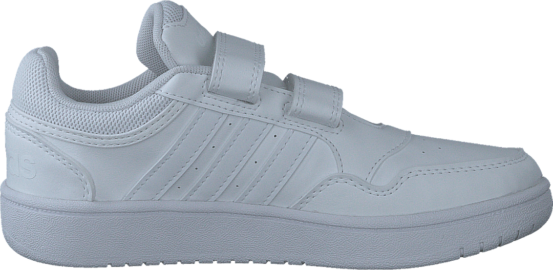 Hoops Lifestyle Basketball Hook-and-Loop Shoes Cloud White / Cloud White / Cloud White