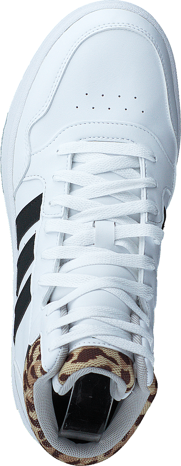 Hoops 3.0 Lifestyle Basketball Mid Classic Shoes Cloud White / Core Black / Grey Two