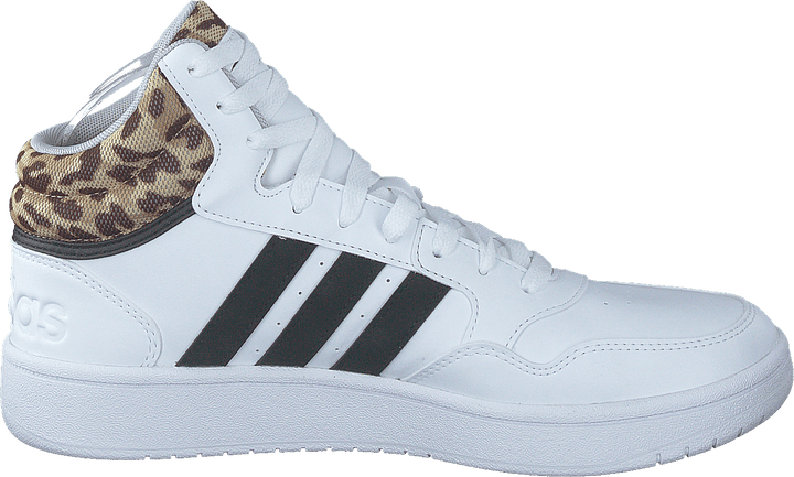 Hoops 3.0 Lifestyle Basketball Mid Classic Shoes Cloud White / Core Black / Grey Two