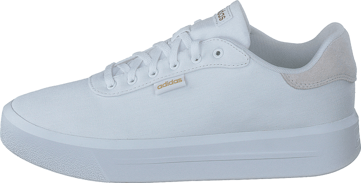 Court Platform CLN Shoes Cloud White / Gold Metallic / Core Black