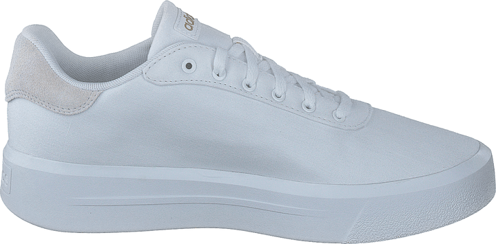 Court Platform CLN Shoes Cloud White / Gold Metallic / Core Black