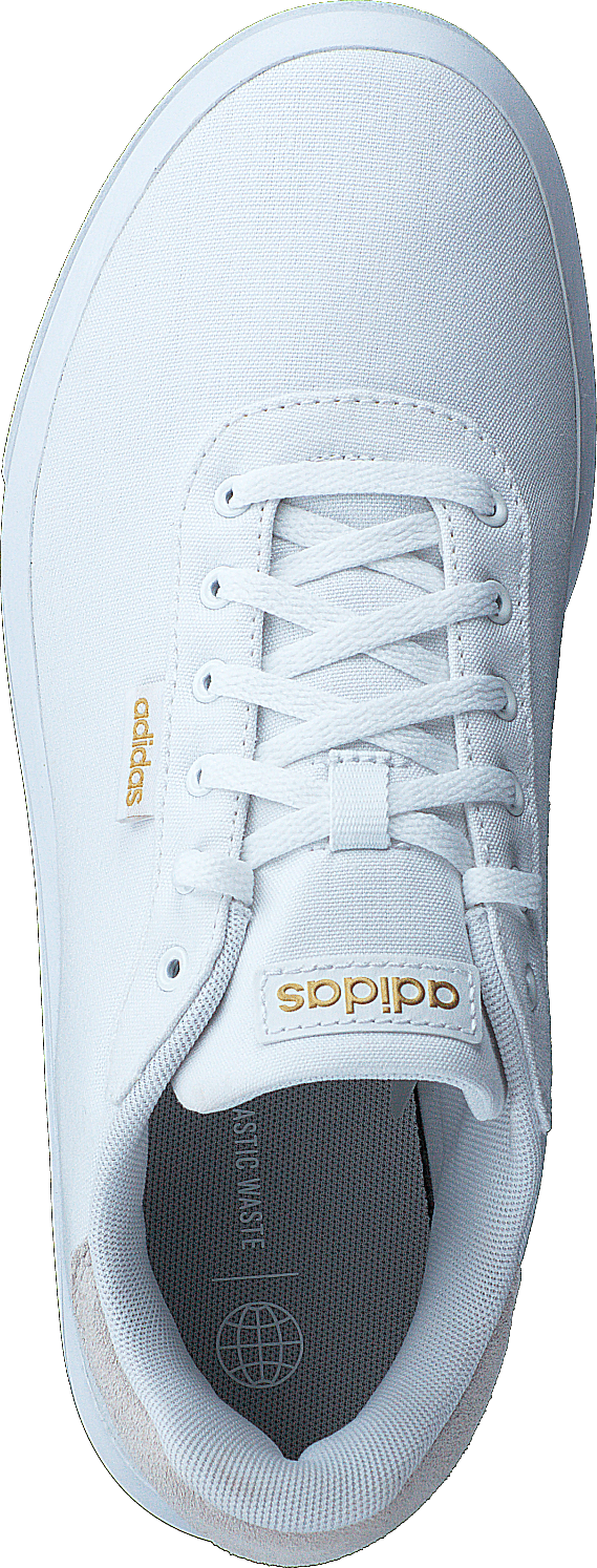 Court Platform CLN Shoes Cloud White / Gold Metallic / Core Black
