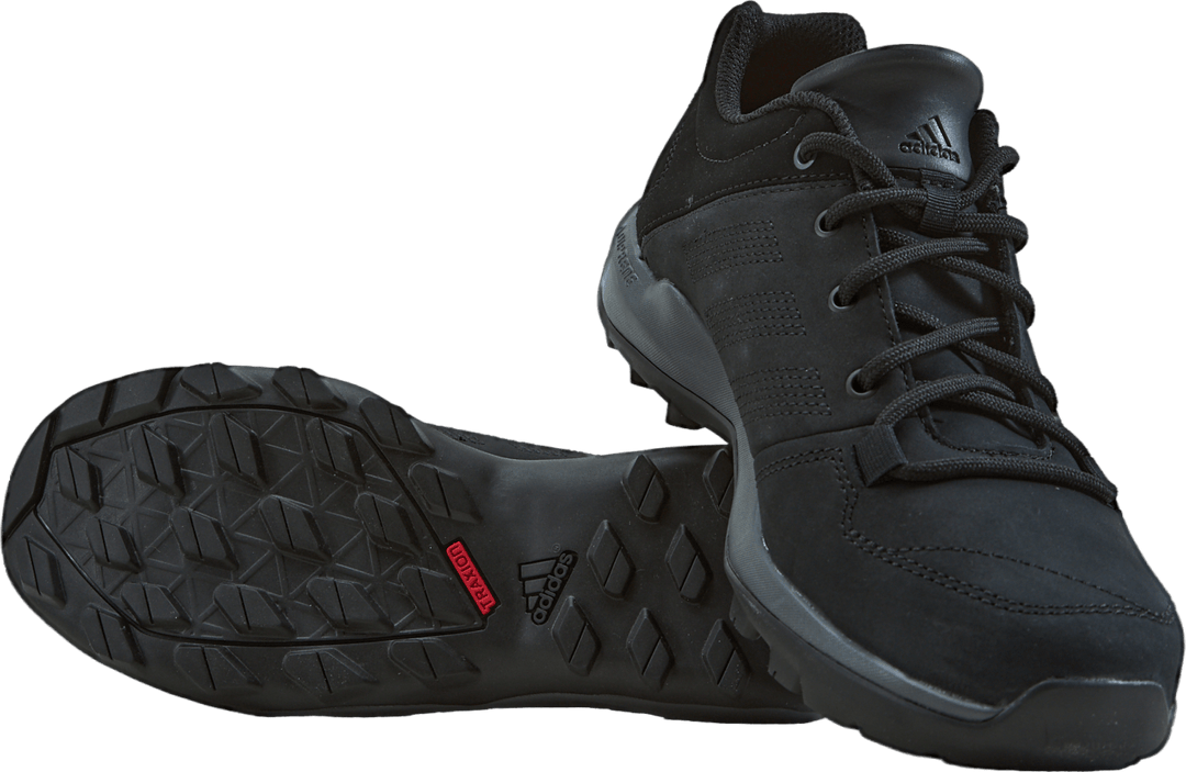 terrex daroga plus leather hiking shoes core black grey five