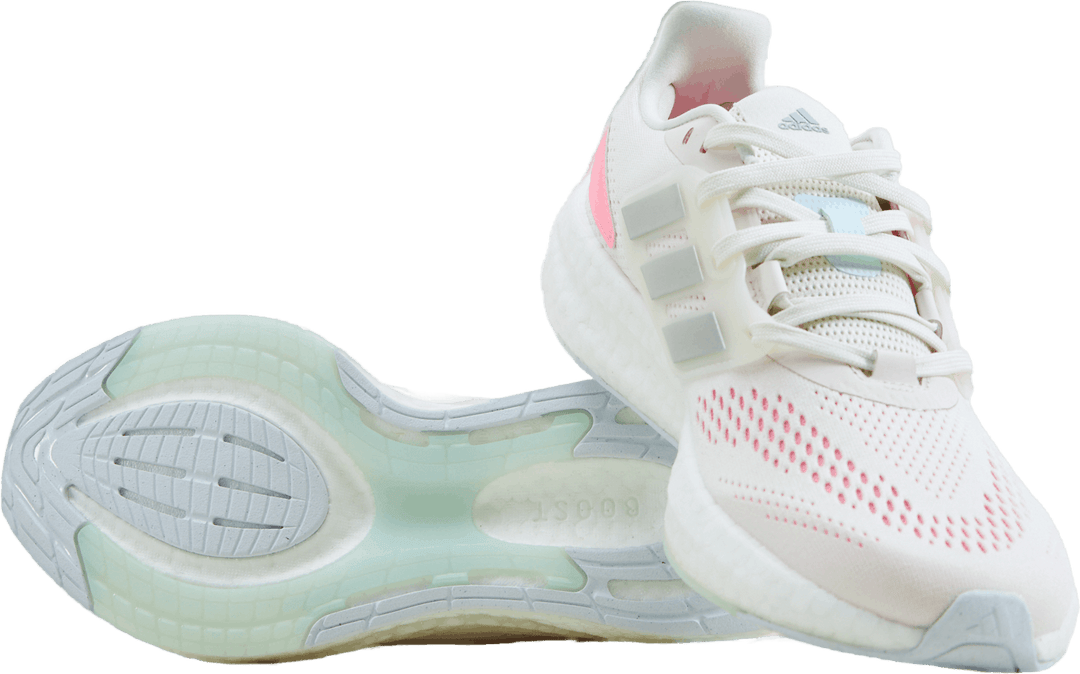 Pureboost 22 Shoes Cloud White / Silver Metallic / Beam Pink