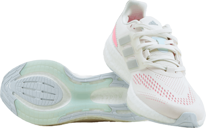 Pureboost 22 Shoes Cloud White / Silver Metallic / Beam Pink