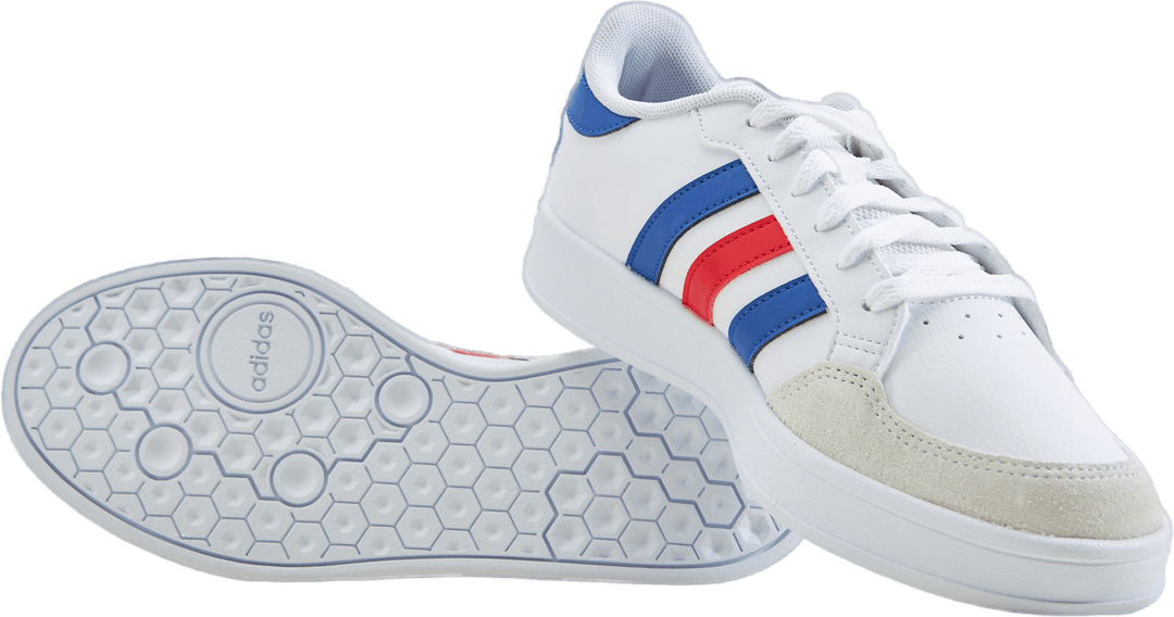 Chaussures Breaknet Court Lifestyle Blanc nuage / Bleu roi / Rouge vif