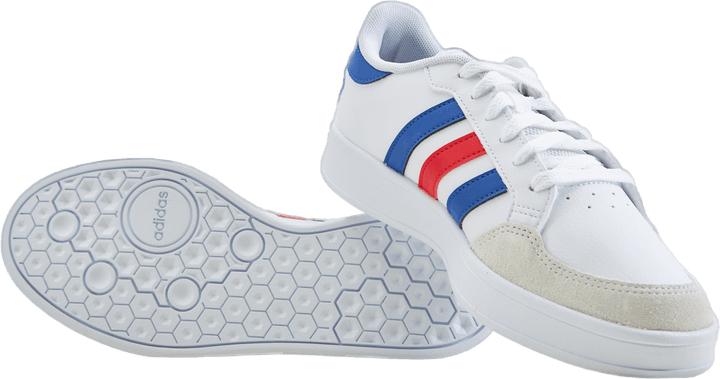 Chaussures Breaknet Court Lifestyle Blanc nuage / Bleu roi / Rouge vif