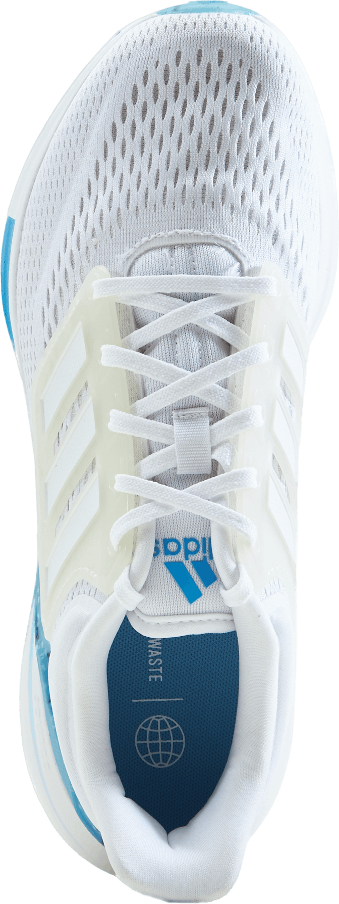 Scarpe da corsa EQ21 Bianco nuvola / Bianco nuvola / Blu impulso
