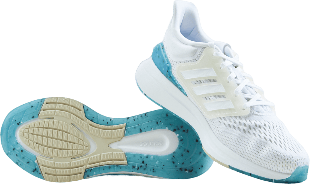 Scarpe da corsa EQ21 Bianco nuvola / Bianco nuvola / Blu impulso