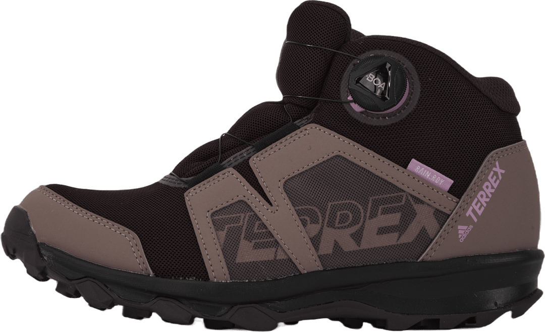 Terrex Agravic Boa Mid RAIN.RDY Hiking Shoes Shadow Maroon / Matt Purple Met. / Wonder Red