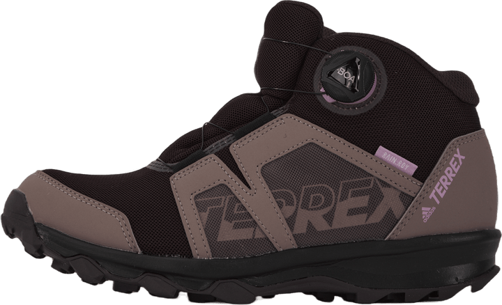 Terrex Agravic Boa Mid RAIN.RDY Hiking Shoes Shadow Maroon / Matt Purple Met. / Wonder Red