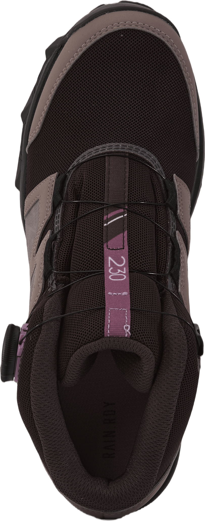 Terrex Agravic Boa Mid RAIN.RDY Hiking Shoes Shadow Maroon / Matt Purple Met. / Wonder Red