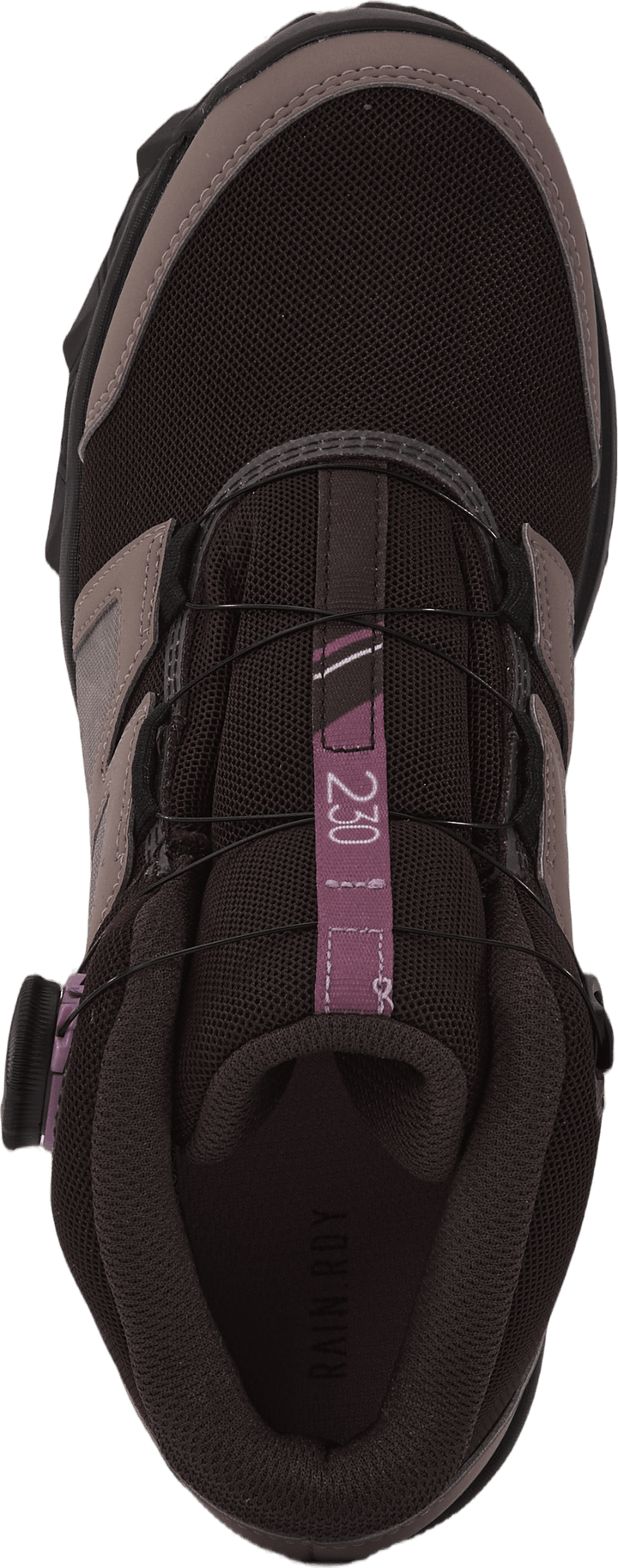 Terrex Agravic Boa Mid RAIN.RDY Hiking Shoes Shadow Maroon / Matt Purple Met. / Wonder Red
