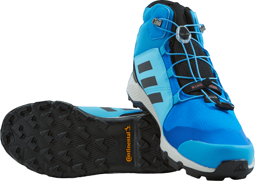 Terrex Mid GORE-TEX Hiking Shoes Blue Rush / Grey Six / Turbo