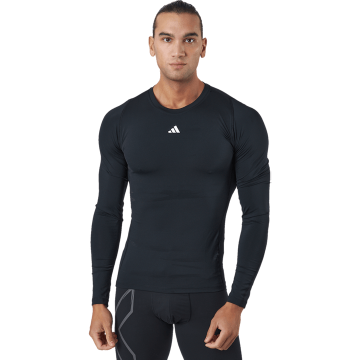 Top Techfit Training a maniche lunghe nero